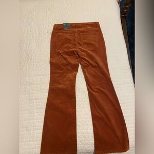 Orange Flare Jeans